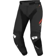 Stradale Black Red Leather Pants