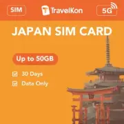 Japan 5G SIM Card | 5 - 50GB | Data-Only | 30 Days
