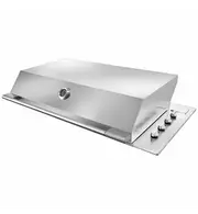 Artusi Stainless Steel Built-In LPG BBQ with Hood ABBQM-ABBQMH