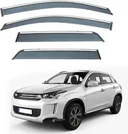 4Pcs Car Wind Deflectors for Citroen C4 for Aircross Mk1 2012-2017, Side Window Ventilated Visors Rain Deflector