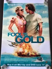 Fool’s Gold 2008 Original Movie Poster One Sheet (27"x40") Double Sided