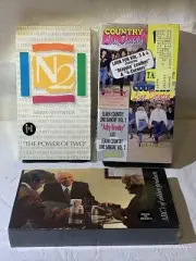 3 VTG VHS TAPES: COUNTRY LINE DANCIN (2 Tape Set/ N2/ ABC’s Of Nikken ALL SEALED