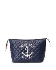 Mz Wallace Large Zoey Cosmetic Bag in Anchor