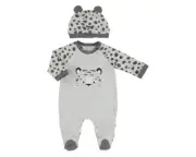Mayoral Tiger Longjohn Pj with Hat Size 12 Months NWT