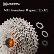 MEROCA Bike Bicycle Freewheel 8 Speed 11-32T Cassette Flywheel Sprocket