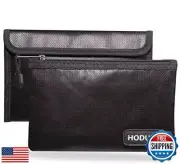 Hodufy Small Fireproof Bag, 5 x 8 inches Non-Itchy Fireproof Money Bag, Firep
