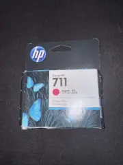 HP 711 Magenta Design Jet Ink Cartridge CZ131A Bright Office Ink New 02/2023