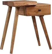 Bedside Table Solid Acacia Wood 45x32x55 cm Bedroom Storage