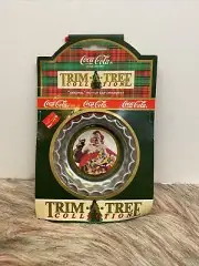 Vintage Coca-Cola Trim•A•Tree Collection 1991 Original Bottle Cap VTG Collect