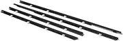 4Pcs Window Weatherstrip Compatible for Honda Civic 2012-2015 Outer Glass Seal Belt Trim Sealing Rubber Strips Window Waterproof Glass Seal