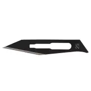 House Brand Dentistry 103107 HSB #25 Sterile Carbon Steel Scalpel Blades 100/Bx