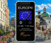 Europe | 1GB-5GB | 7-30 days | Mobile Internet Data eSIM | Fast Delivery