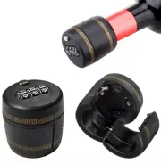 Plastic Wine Bottle Password Lock Sealed Red Wine Stopper Combination Lock