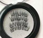 Natural 3 Magnets Magnetic Eye Lashes False Fake Eyelash Extension No need glue