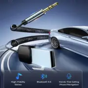 Car Audio 3.5AUX Wireless Adapter Mic Bluetooth Audio Receiver Stereo Dongle USB (for: Audi)