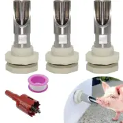 Stainless Steel Pig Nipples Automatic Sheep Waterer Drinker Water Dispenser