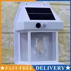 2 Pack Solar Porch Light Waterproof Dusk To Dawn Outdoor Lighting with 3 Modes A