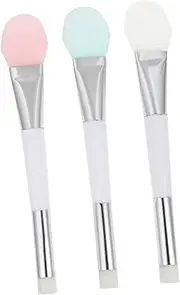 PLAFOPE 3Pcs Double Ended Face Mask Applicator Tools Transparent for Even Application and Easy Cleaning
