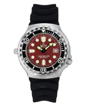 RATIO FreeDiver Version 02 Helium Safe 1000M 1038EF102V-RED-V02 Mens Watch