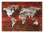 Map World Canvas Print
