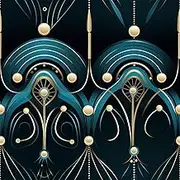 FLFK Boho Vintage Wallpaper Peel and Stick Removable Gold Patterns Wall Mural for Living Room, Bedroom, Kitchen, Office, Apartment Decor 16"x128"