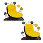 2PK Large 15'' Waterproof Lawn Ride on Mower Seat Cover For Husqvarna Tractors