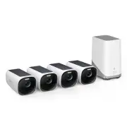 eufy eufyCam 3 (S330) 4 Pack with HomeBase 3 T8873TW1