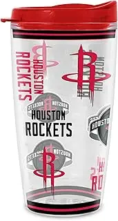 Rico Industries NBA Basketball Houston Rockets Mayhem Double Wall 16oz Tritan Tumbler
