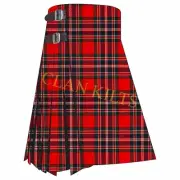 Scottish Handmade Traditional MacFarlane Modern 8-yard Tartan Kilt For Men