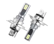 2x 14000LM Car H4 Headlight Globes Bulbs LED Lamp High Low Beam Cool White 6500K