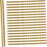 CIMAXIC 19pcs Classical Guitar Fret Wires Brass Guitar Fret Wires Replacement for Accessories