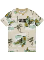 GUESS Green Short Sleeve T-Shirt Size: 16, Cotton