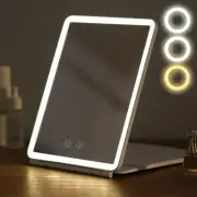 Alongen Touch Screen Makeup Mirror, Foldable Travel Mirror,