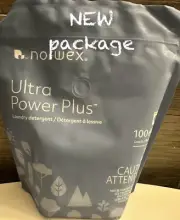 Norwex ultra power plus laundry detergent powder 1kg/2.2 lbs HE 100 loads