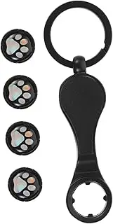 HEALEEP 1 Set Tire Valve Caps Lightweight Air Tire Caps for Cars and Bicycles Easy Installation Valve Stem Covers Stylish Finish Practical and Durable Car Accessories