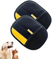Double-Sided Pet Grooming Gloves,Cat Grooming Gloves,Pet Electrostatic Hair Removal Gloves, Double-Sided Bristle Brush Sticky Hair Removal Tool, Pet Hair Removal and Cleaning Tool (2pcs)
