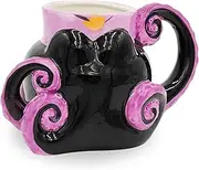 Disney Silver Buffalo DV0295 Villain Ursula Tentacles 3D Sculpted Ceramic Mug, 20-Ounces, Black