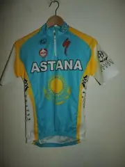 MOA Astana Pro Team UCI World Tour Samruk Kazyna Cycling Jersey Shirt Size 2