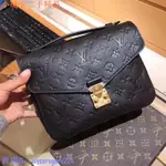 二手 LV POCHETTE METIS EMPREINTE M41487黑色壓紋 郵差包 斜背包現貨