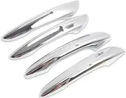 Compatible with Mazda 3 Hatchback Sedan (BP) CX-30 (DM) 2019 2020 2021 2022 2023 2024 Car Door Handle Cover Sticker Moulding Trim(Silver)