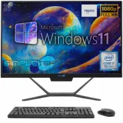 Aio All IN One Touch Screen I7 8 Gen 24 " Windows 11 Pro 4gb 120gb Full HD PC _
