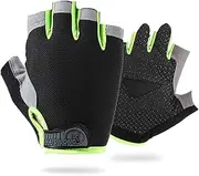 [Keleily] Childrens Sports Protective Gloves,1Pair Half Finger Bike Gloves Gel Padded Kids Cycling Gloves Gel Padded Fingerless Sport Gloves Road Riding Gloves for Camping Training Rowing Yoga