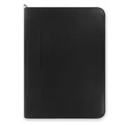 Filofax 32cm A4 Metropol Zipped Folio Personal Organiser w/Ruled Notepad BLK