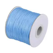 Beading Thread Bracelet Weave Craft Cord 0.8mm 159M/Roll, Light Blue