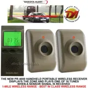 DAKOTA ALERT MTPR-4000 WIRELESS MOTION DETECTOR SECURITY ALARM - 2 SENSORS