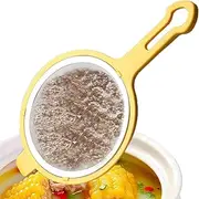 Kitchen Colander Strainer - Fine Mesh Stainless Steel Sieve Strainer Pasta Colander | Multi-Functional, Space Saving Fine Mesh Food Loose Tea Strainer for Restaurants, Cafes