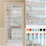 Hanging Room Divider, Hanging Room Divider Colorful Beaded Curtain,Summer Doorway Hanging Beads Bedroom Kitchen Porch Partition Screen Panel Home Decor,Customizable