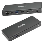 USB C Docking Station Dual Monitor 2 HDMI Ports, Power Delivery Dock, Dual 4K