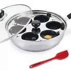 Egg Poacher Pan Nonstick Poached Egg Maker, Stainless Steel Egg Poaching Pan,...