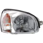 Passenger Side Headlight For Hyundai Santa Fe 2003 Halogen with Bulb(s) (for: Hyundai)